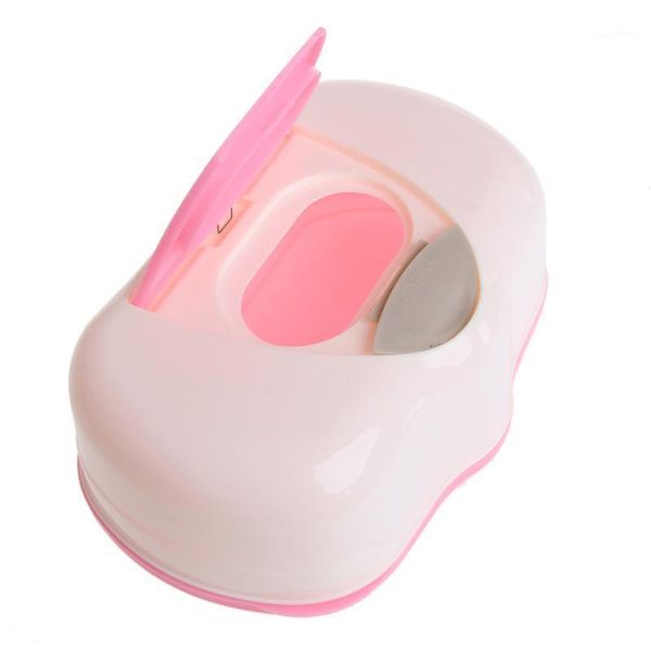 

plastic wet wipes storage case box refillable tissue box paper container1