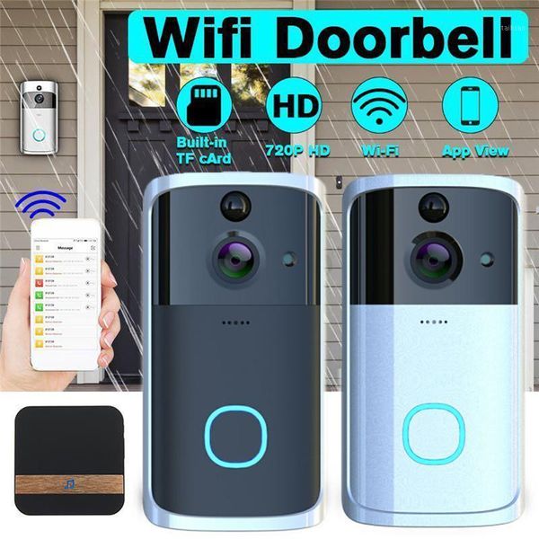 

smart wifi doorbell camera video wireless remote door bell cctv chime phone app1