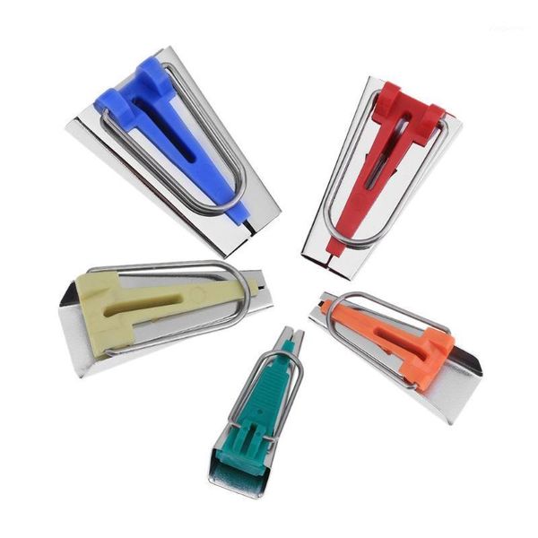 

sewing accessories bias tape makers 6/9/12/18/ 25mm tape maker 5pcs binding patchwork quilting hemming sewing accessory1, Black