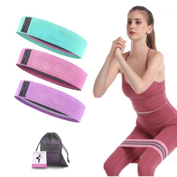 

resistance bands fitness 3-piece set elastic rubber band for yoga sports hip training home workout gym equipment1