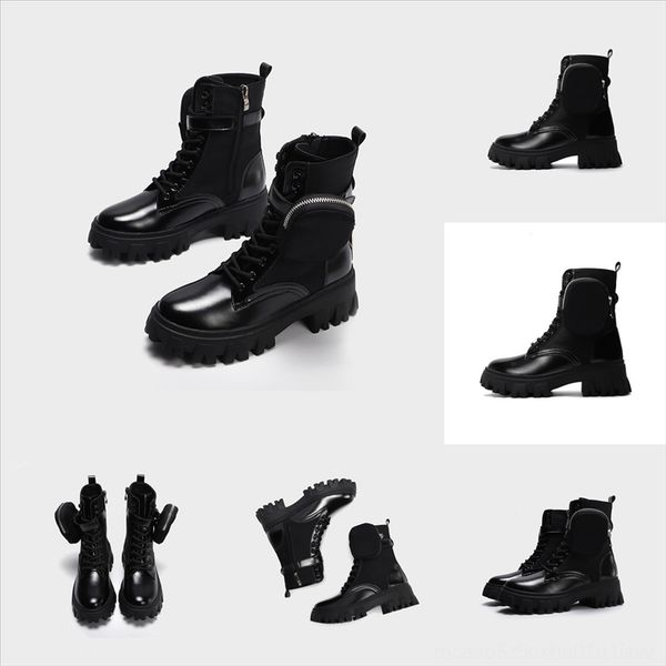 

xdwvj new lace women's walletmedal up motorcycle flamingo short boots industrial boot heels high women's leather designer ', Black