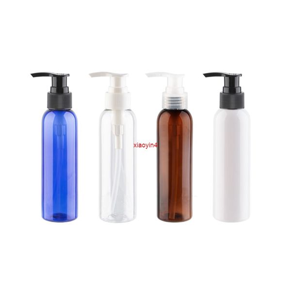 150ml x 12 Atacado redondo Colorido Pet Shampoo Recipientes com bomba de loção plástica 150cc garrafas de viagem para cosméticos Branco Bluegood Package