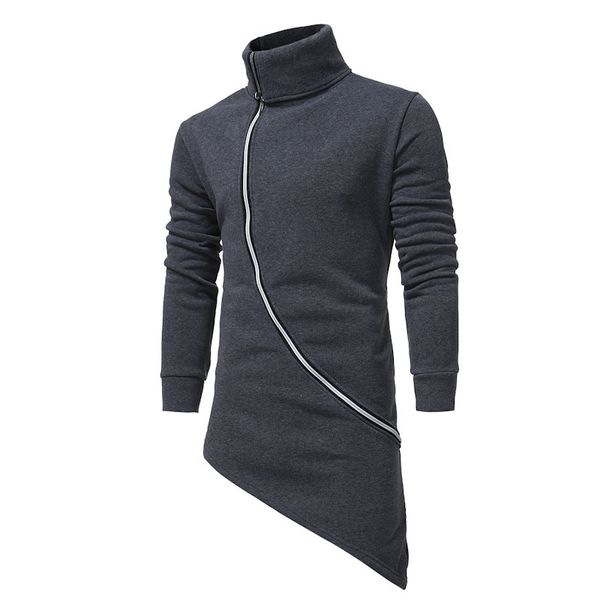 

2021 new high-necked hoodies cotton a cords hoodie black fine xxxl adjustment lrpj