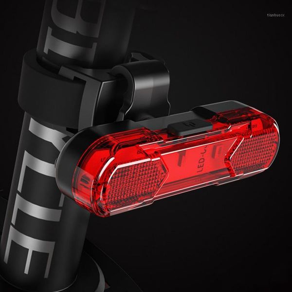 

bike lights taillight waterproof riding rear light led usb chargeable mountain headlights cycling tail-lamp bicycle1