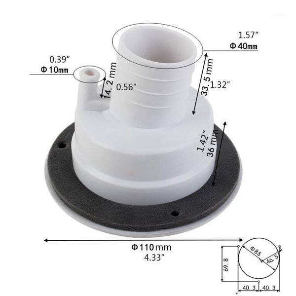 

rv round modified gravity water inlet filler neck tanks caravan camper trailer y98c1