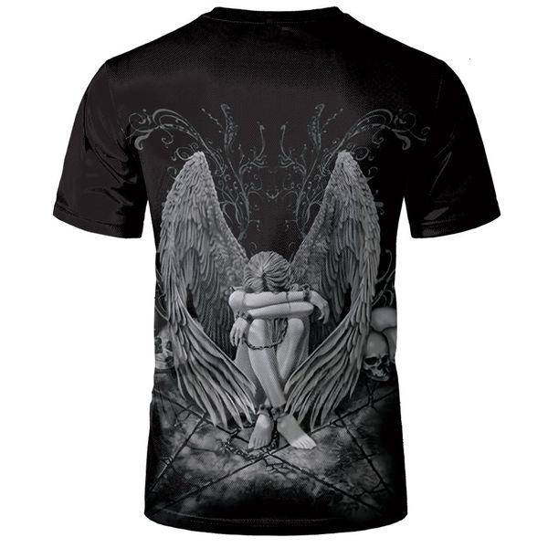 

2021 sleeve new trend summer thin men's casual t-shirt 3d printed short sleeves tshirts, White;black