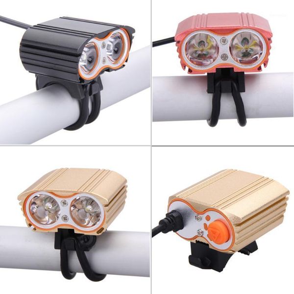 

8000lm usb 2xcree xm-l t6 led head lamp light bicycle headlight1