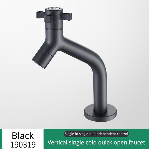 

black tall basin sink faucet single cold bathroom washbasin water mixer tap single cold water basin crane tap bathroom tap bbyicf