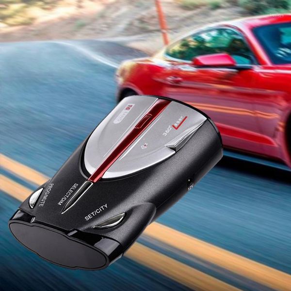 

12v 16 band cobra xrs 9880 car detector led display speedometer voice alert 51