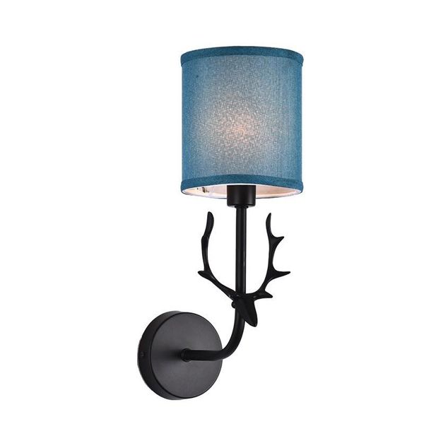 

wall lamp creative antler nordic warm and sweet fabric home bedroom bedside aisle el room decor lamps mx4181640