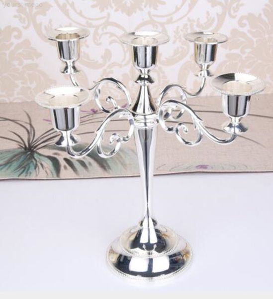 

candle 2019 stand metal holders wedding 5-arms/3-arms decoration candelabra centerpiece candlestick silver/gold/black/copper dhl free
