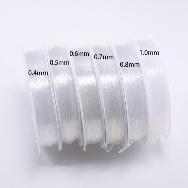 

1pcs transparent elastic beading line cord thread string rope stretch beads charms cord wire diy bracelet jewelry bbybxv