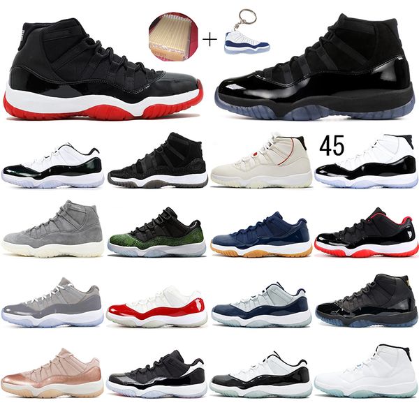 

jumpman 11 men basketball shoes bred concord platinum tint cool grey space blue 11s outdoor jogging mens trainers sport sneakers, White;red