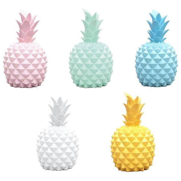 

Jelly Color Pineapple Ornaments Home Decoration Resin Kids Gift Piggy Bank Piggy Fruit Decor Cute Girls Present