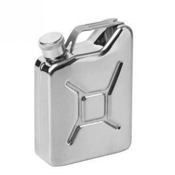 

5 oz hip flask oil jerry can liquor creative stainless steel wine pot mini portable whiskey vodka alcohol bottle bar drinkware q1222