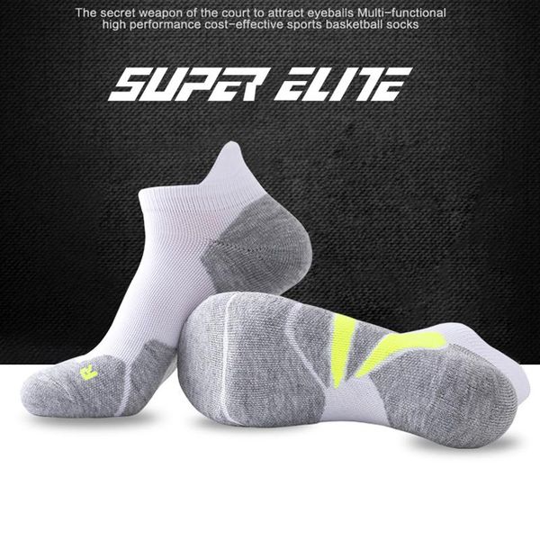 

men's socks 4 pairs men stretchy shaping teenager short sport sock suit for all season non-slip durable male running hosiery, Black
