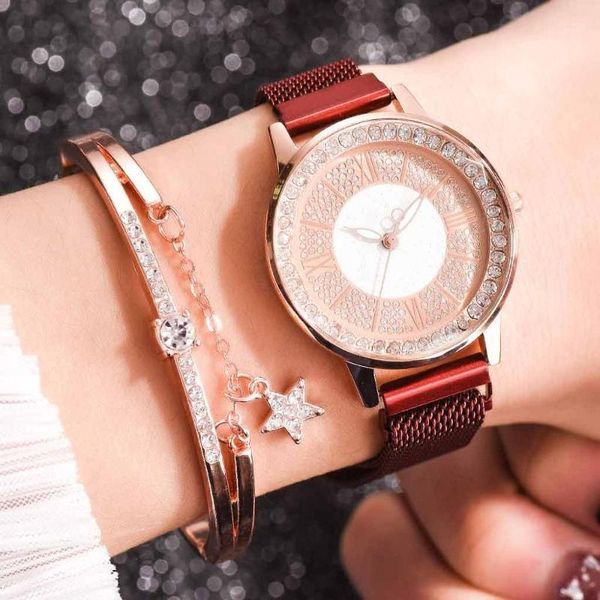 

women watch bracelet stainless steel quartz ladies watches female lady fashion clock wristwatch montre#w1, Slivery;brown