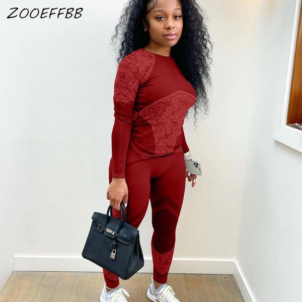 

zooeffbb aesthetic women tracksuit 2 piece set winter clothing long sleeve and pants sweat suits loung wear matching sets, Gray