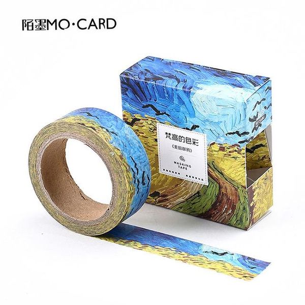 

7m15mm washi tapes diy van gogh japanese paper painting paper masking tape decorative adhesive tapes scrapbooking stickers wmteii mywjqq