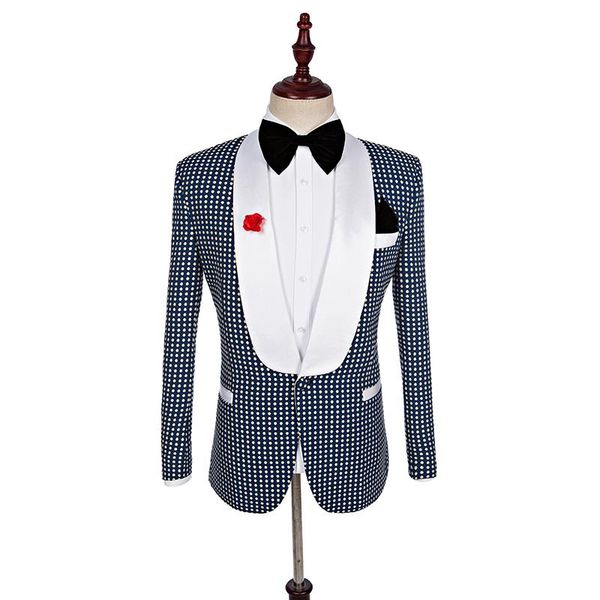 

groomsmen shawl white lapel groom tuxedos black/navy blue/royal blue men suits wedding man blazer (jacket+pants+tie, White;black