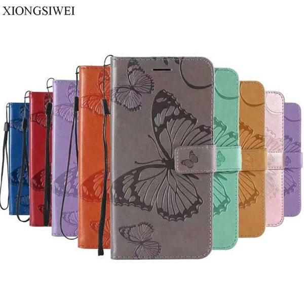 

fig-lx1 luxury flip embossed leather stand case for huawei p smart psmart book style cell phone cover