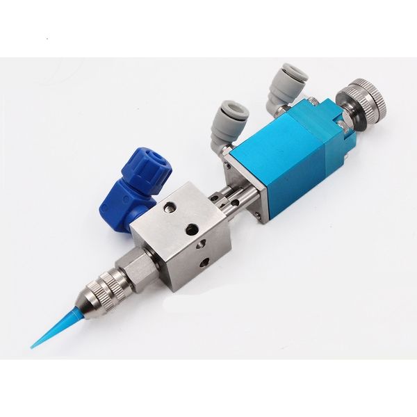 

dispenser thimble pneumatic valve precision uv glue dispensing valve