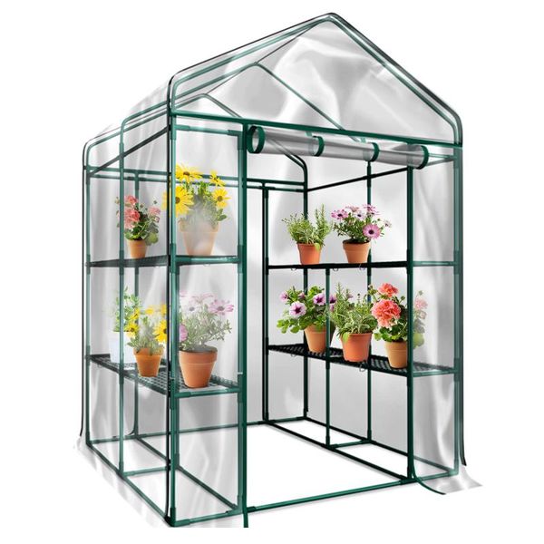 

air purifiers waterproof anti-uv pvc grid garden walk-in greenhouse plant cover