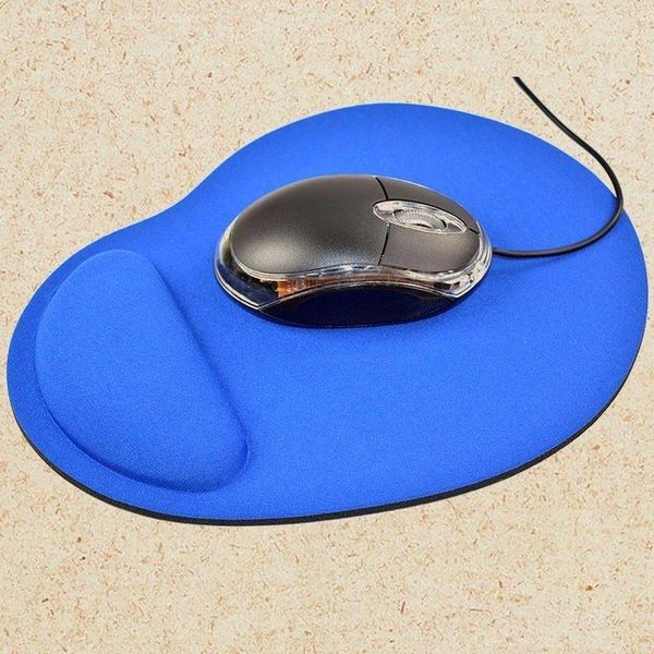

mouse pad with wrist protect for computer lapnotebook mouse mat comfort wrist rest support game office black blue muismat h jllowm