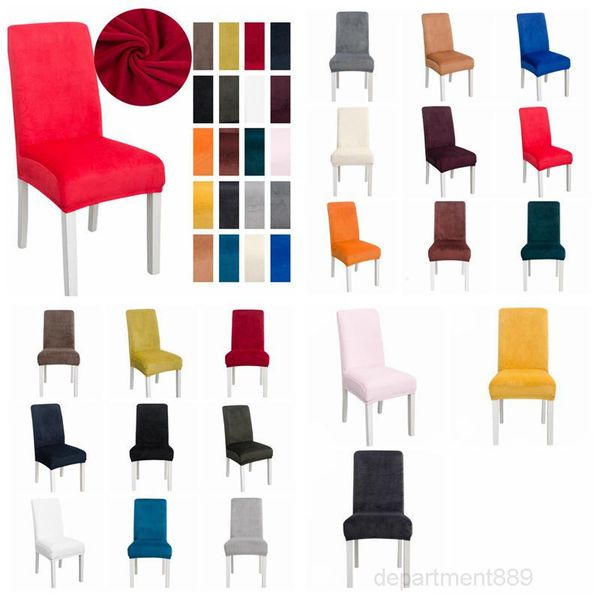 

covers stretch solid soft elastic washable chair seat slipcovers home banquet wedding decor stool cover sea shipping owc2652
