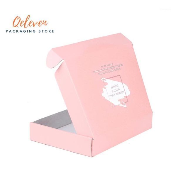 

gift wrap packaging box wholesale customized printing logo fit for clothing accessories scarf wigs packing box1