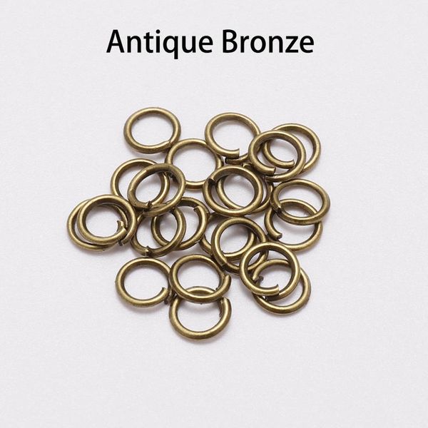 

200pcs/lot gold loop 4 5 6 8 10 mm open jump rings for diy jewelry making necklace bracelet findings connector supplies sqctgs