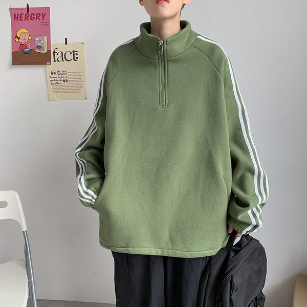 

2021 мужской половину молнии, Black;brown