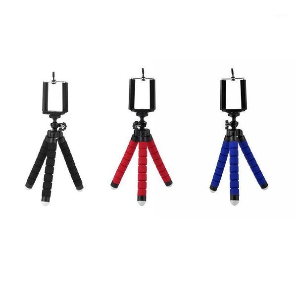 

flexible ocs phone holder tripod bracket monopod stand with phone clip1