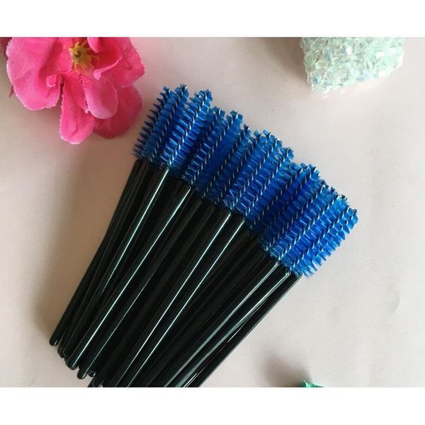 

1000 pcs make up brush synthetic fiber disposable eyelash brush mascara applicator wand brush cosmetic makeup bla jllotu