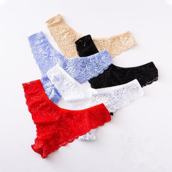 

cotton panty solid lace women's panties comfort underwear skin-friendlytaste briefs women low-rise panty intimate1, Black;pink