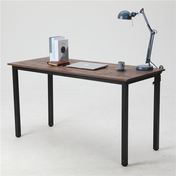 

сша стоковые компьютеры стол 55 дюймов написание учебного стола для домашнего офиса рабочая станция простой ретро таблица с прочной металлич