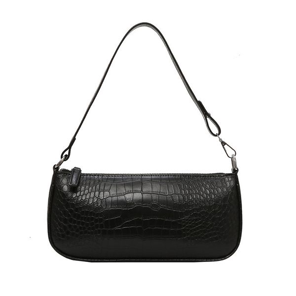 

hbp non-brand pattern single shoulder bag trend crocodile new simple hand bag patent leather bag girl sport.0018