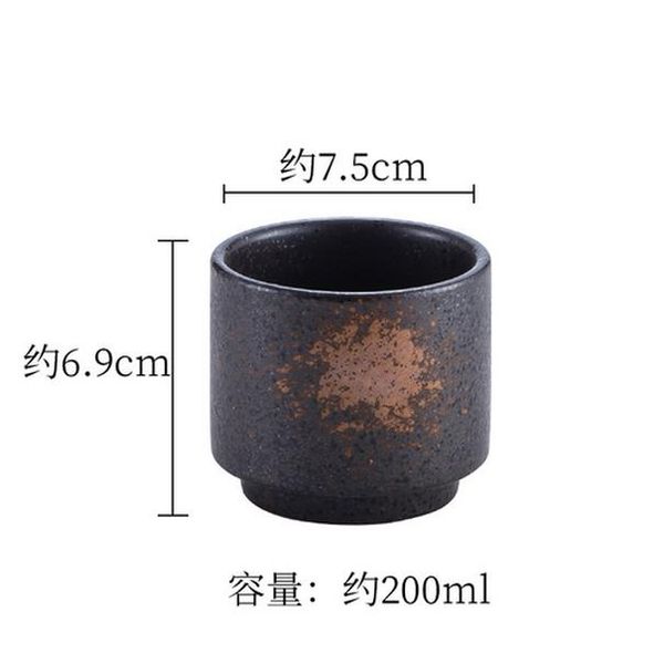 

jia gui luo 200мл керамический японский стиль керамический чашка чашки чашки чашки чашки чашки кухонный бар поставки i085 sqcfpa