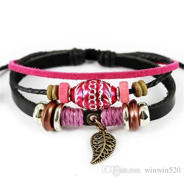 

stone 2020 green 8 colors natural design handmade leather bracelet for women