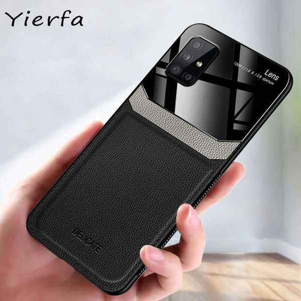 

samsung m31s shell case silicone shockproof bumper pu leather plexiglass back cover for galaxy m31 s m 31 phone cases