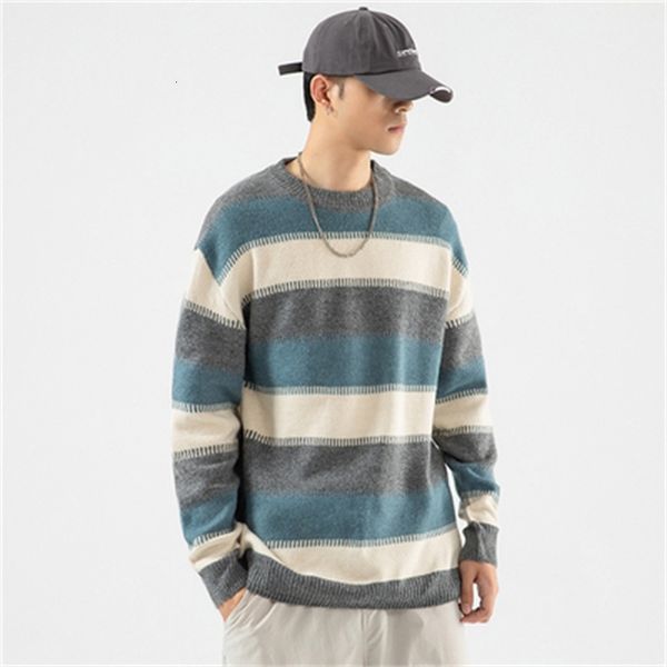

2021 new fashion classic o-neck sweater men's oversize pull plus size -5xl long sleeves pullover for autumn spring winter rua7, White;black