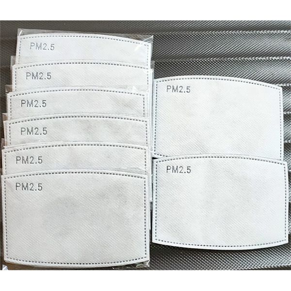 

5 carbon filter dhl 2pcs/lot layers activated pm2.5 anti haze mouth masks replaceable filt ncza