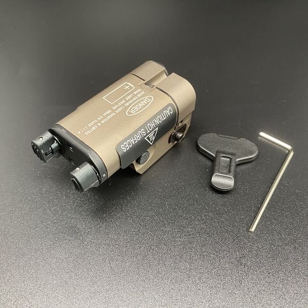 

compact pisto xc2 ultra combo red dot laser tactical led mini white light 200 lumens airsoft flashlight