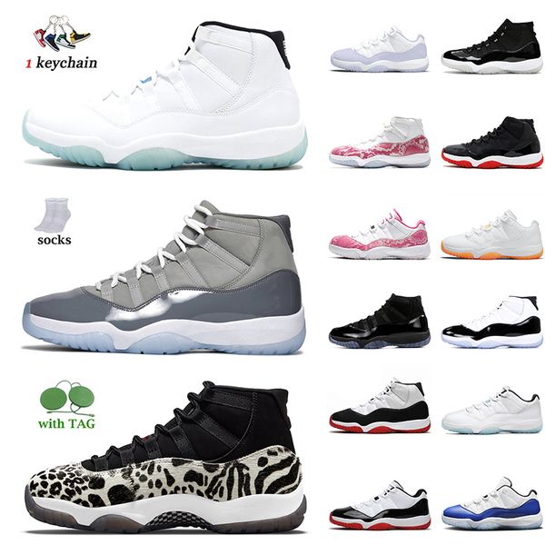 

2022 fashion women mens with socks jumpman 11 11s basketball shoes high og cool grey high legend blue animal instinct jubilee 25th anniversa