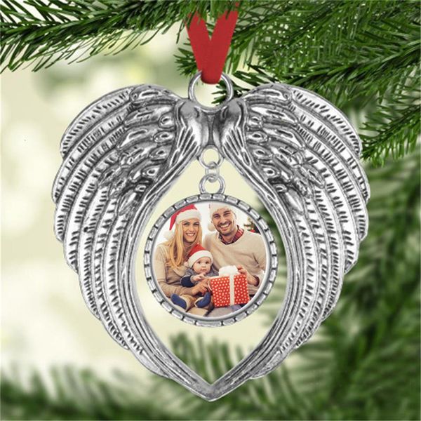

decorations angel sublimation blanks wings christmas ornament shape blank transfer printing consumables supplies new