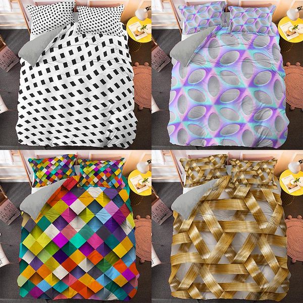 

bedding sets 3d printed quilt cover and pillowcase set style