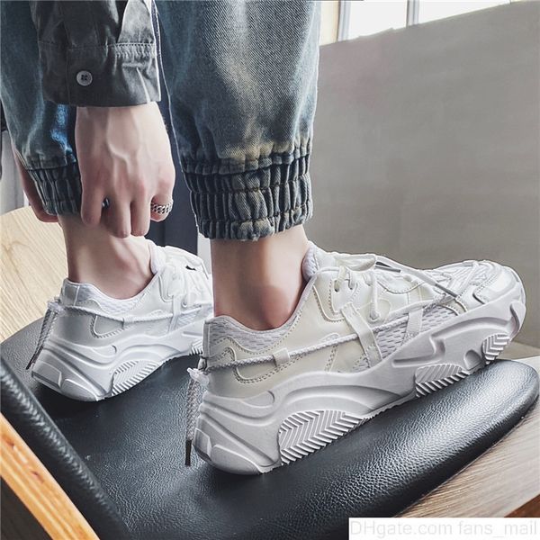

man's sports running shoes casual thick-soled trend old sneakers trainers man