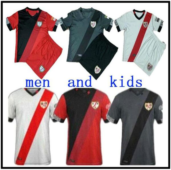 

thailand rayo vallecano camiseta de fÃºtbol soccer jersey 20 21 home vallecas maillot de foot away third men+kids football jersey 2020 2021, Black;yellow
