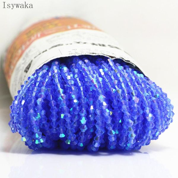 

истовака фиолетовый красную половину ab 100 шт. 4 мм bicone austria хрустальные бусины шарм стеклянные бусины свободные разные бусины для di