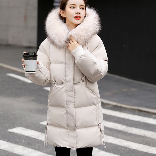 

2021 new winter fashion woman korean version cotton quilted women's jacket, thickening jacket repair ec1g, Black